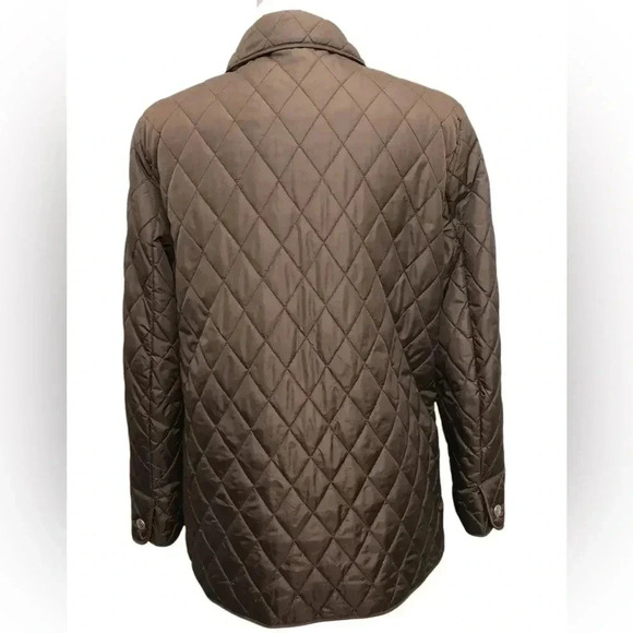 Coach Brown Diamond Quilted with Signature C Lining Jacket - Picture 7 of 12